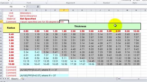 sheet metal bend table|solidworks sheet metal round bend.